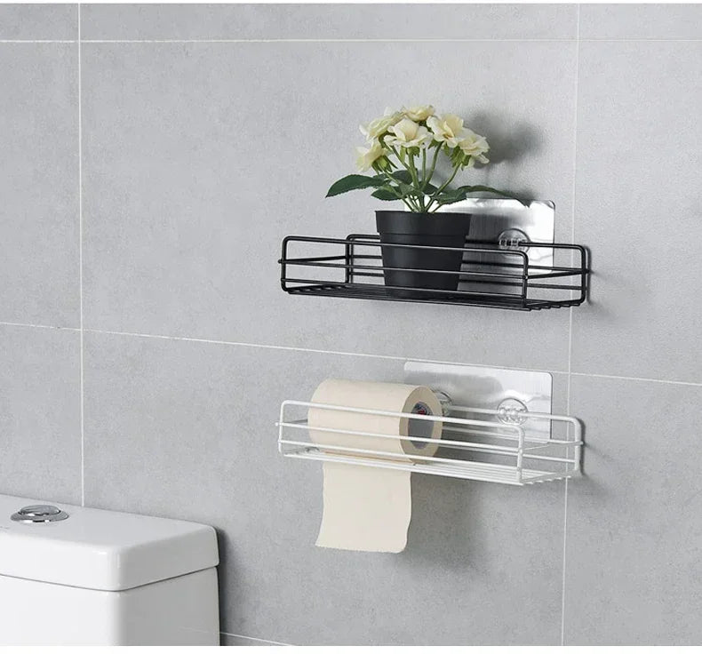 Bathroom Corner Triangle Shelf Wall Mounted Storage Shelves Shampoo