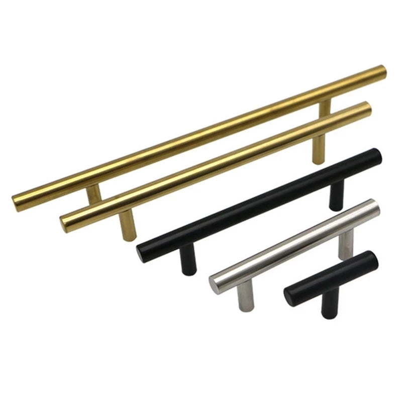 Diameter 10mm Stainless Steel Kitchen Door Cabinet T Bar Handle Pull