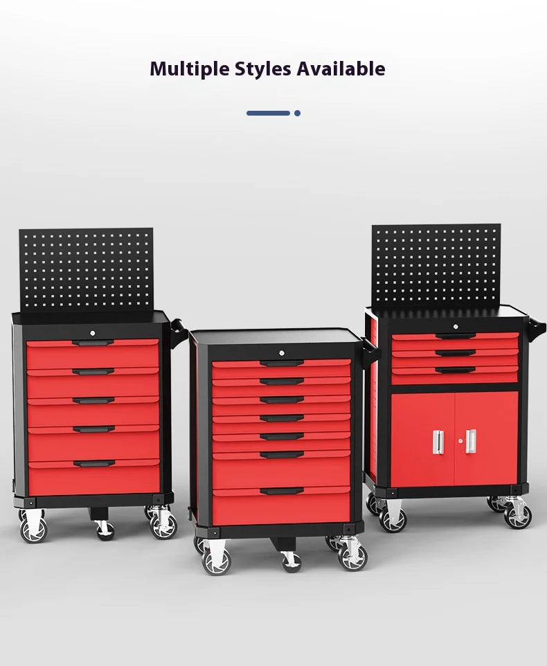 Heavy-Duty 7-Drawer Workshop Tool Cabinet with Lock