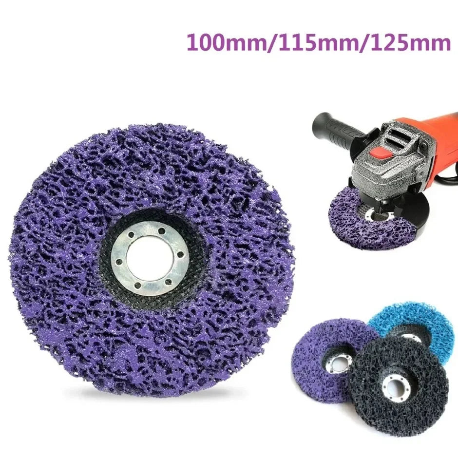 Poly Strip Disc & Grinding Wheel 100/115/125mm – Paint & Rust Removal
