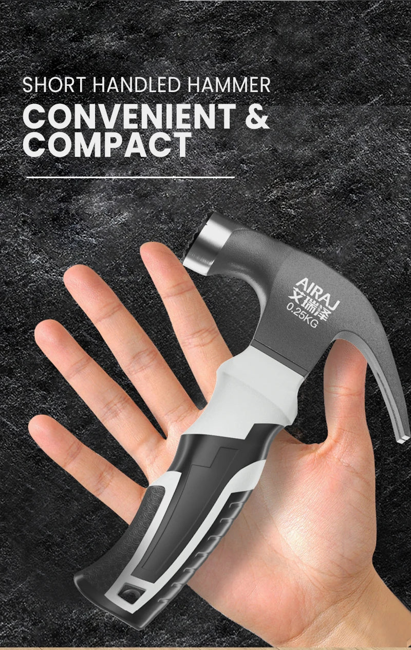 Multifunctional Mini Claw Hammer, Anti Slip And Shockproof Hammer