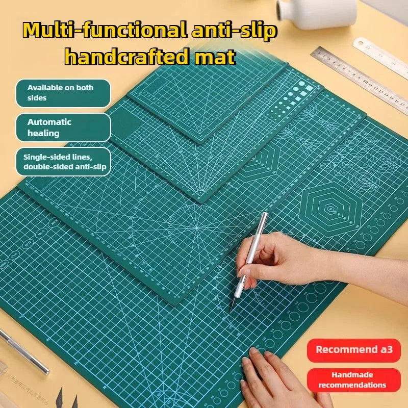 PVC Cutting Mat Workbench Pad for Sewing DIY Leather Craft Knife