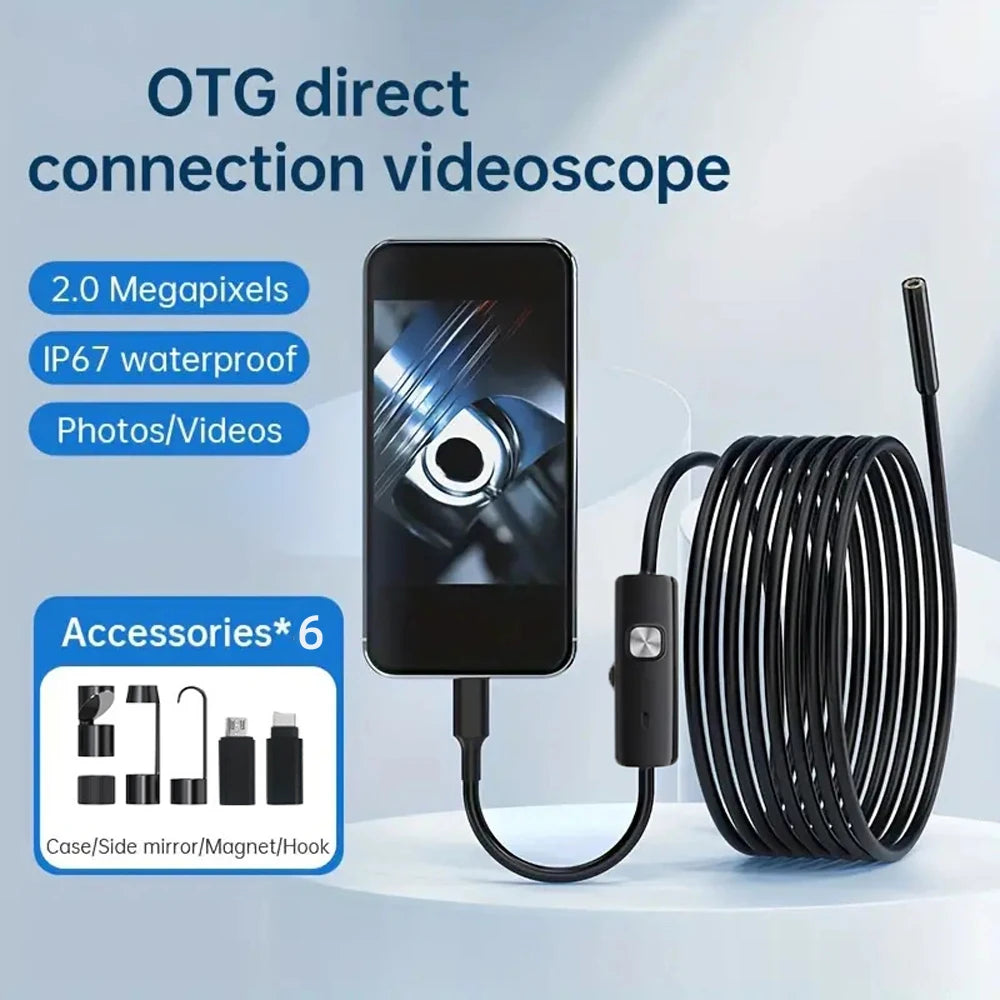 HD1920P Endoscope Inspection  Camera Type-C Mini Inspection Camera