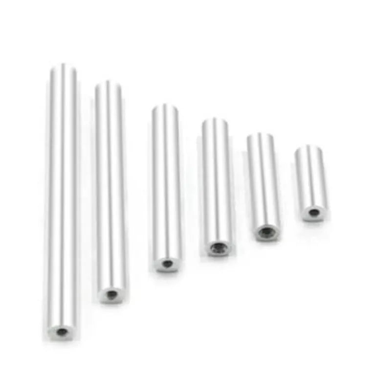 2pcs-10pcs/lot M2 M2.5 M3 M4 M5 M6 M8 M10*L Round aluminum standoff