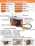 J15 Dust-Free Push Table Saw – Optical Shaft Lift Woodworking No-Chip