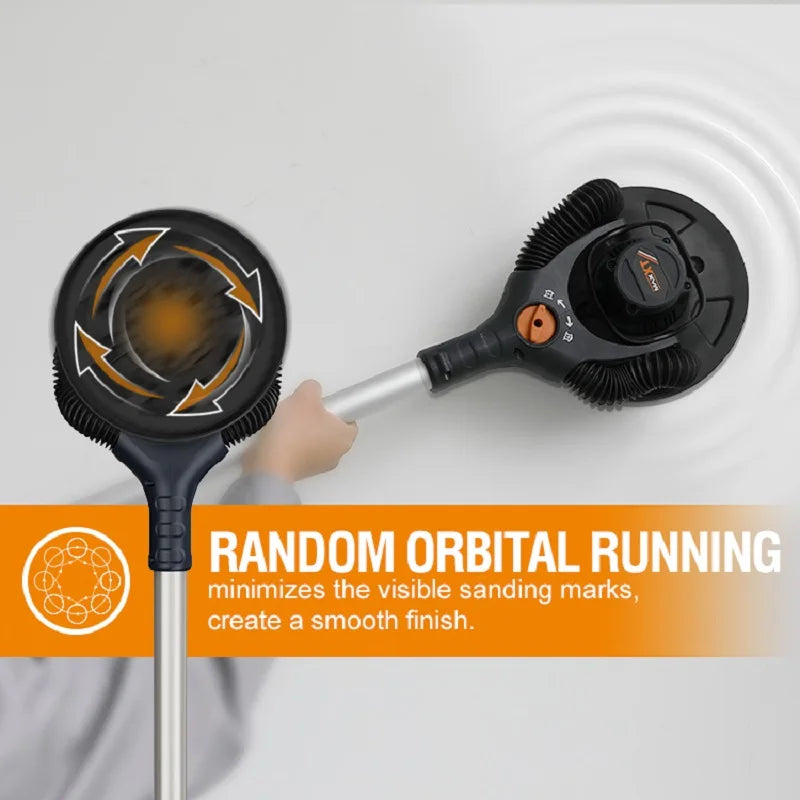 MAXXT 400W Drywall Sander Machine Brushless Motor Led Light 180° Flex