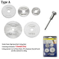 HSS Circular Saw Blade Set – 6-Piece High Speed Steel Cutting Discs