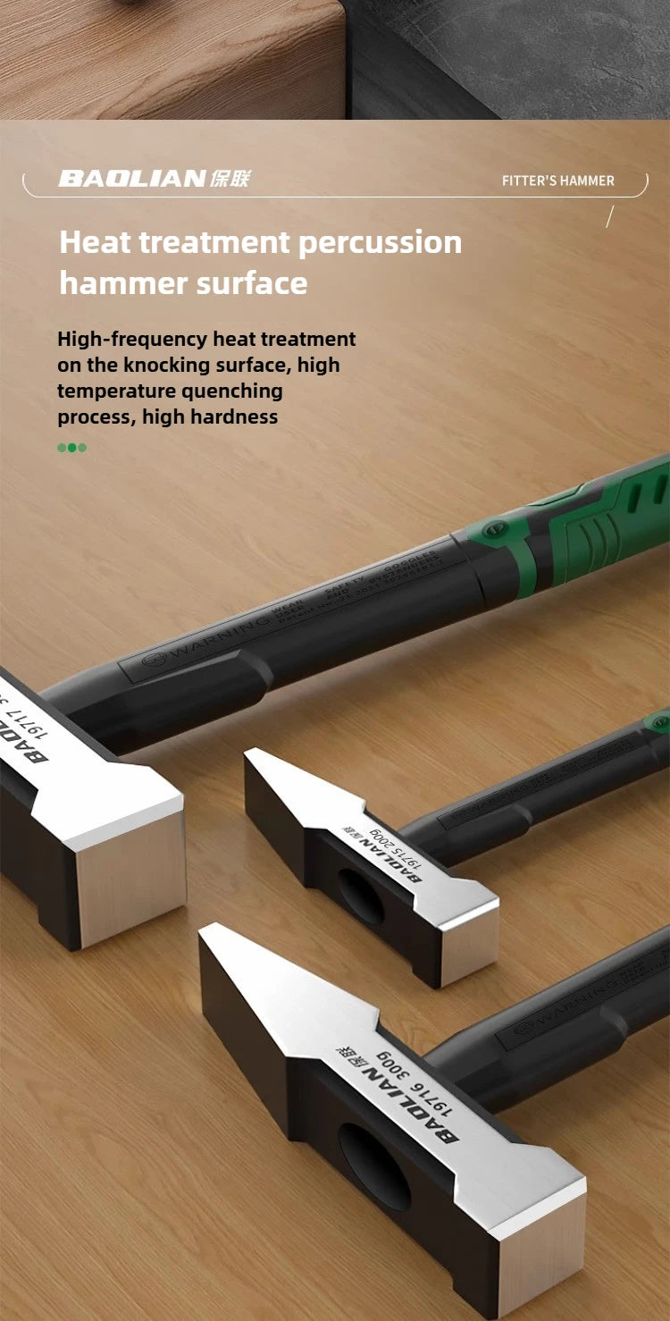 Hardware Tools, Building Decoration, Flat Head Hammer 200g
