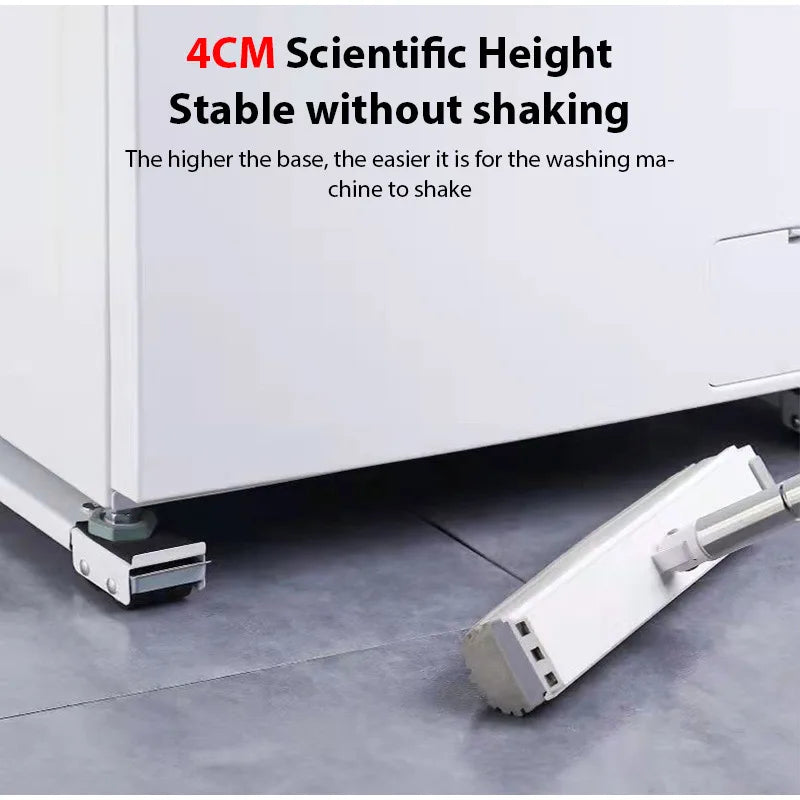 Retractable Refrigerator Base With Wheels Adjustable Stand