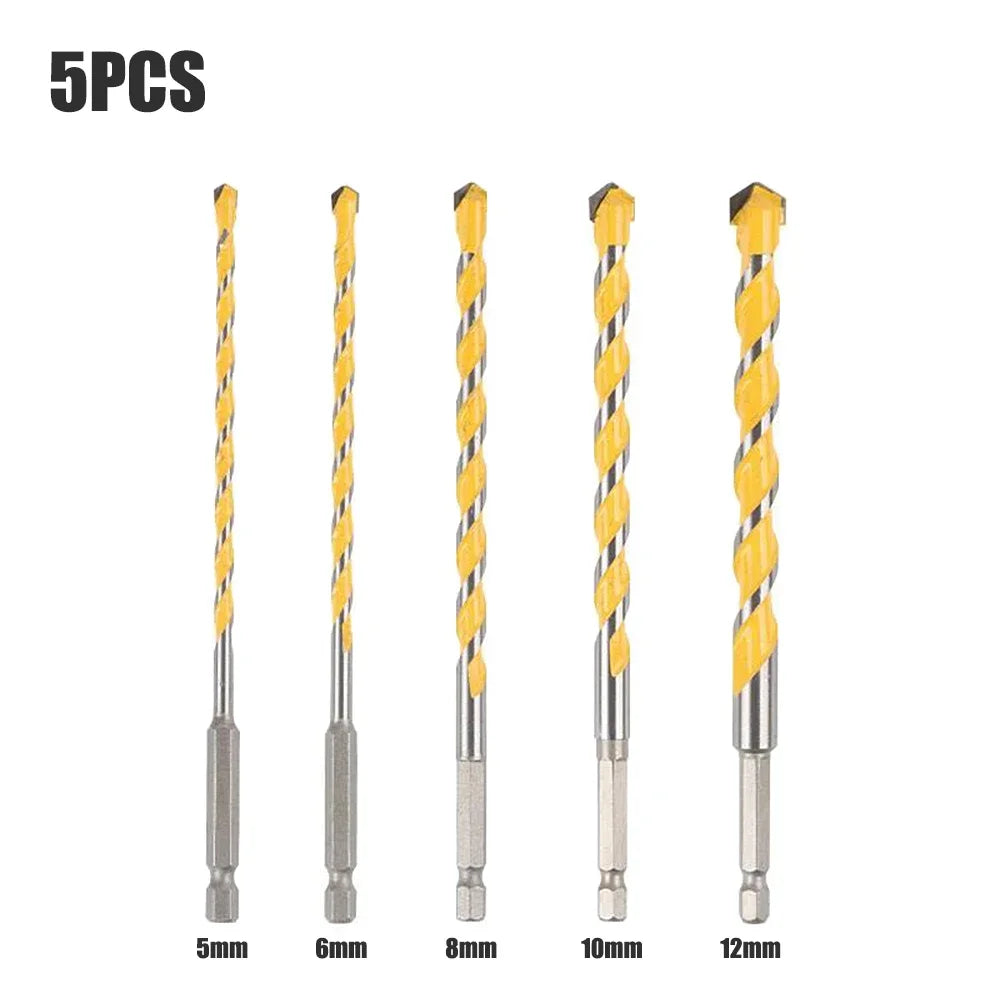 1/4" Hex Shank 160mm Tungsten Carbide Drill Bit 5/6/8/10/12mm for