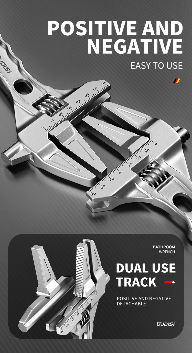 OUDISI multifunctional wrench manual tool bathroom wrench large