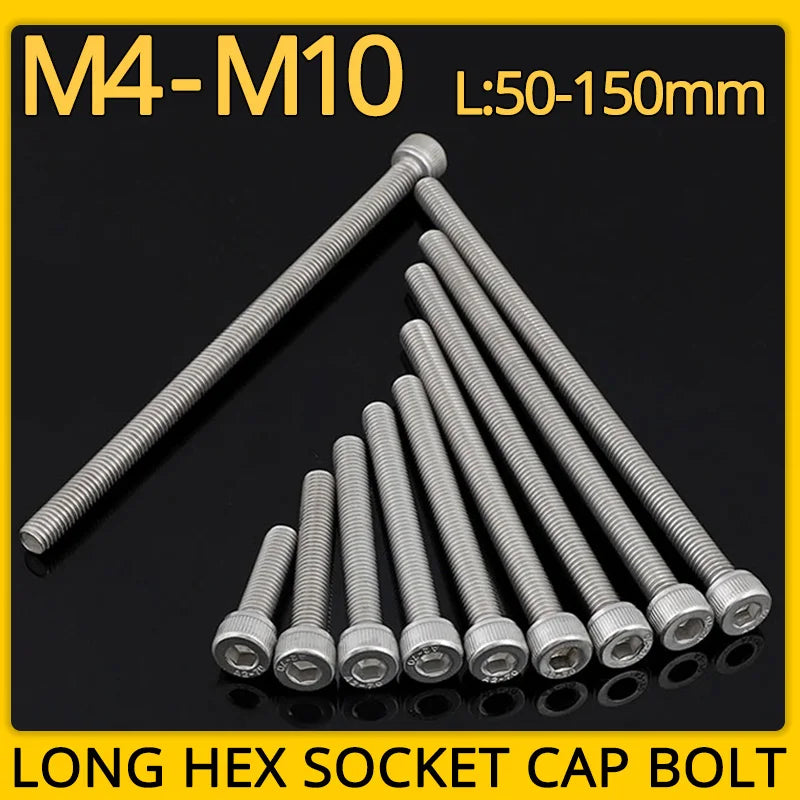 M3 M4 M5 M6 M8 M10 Hex Socket Bolt 304 Stainless Steel Full Tooth Cup