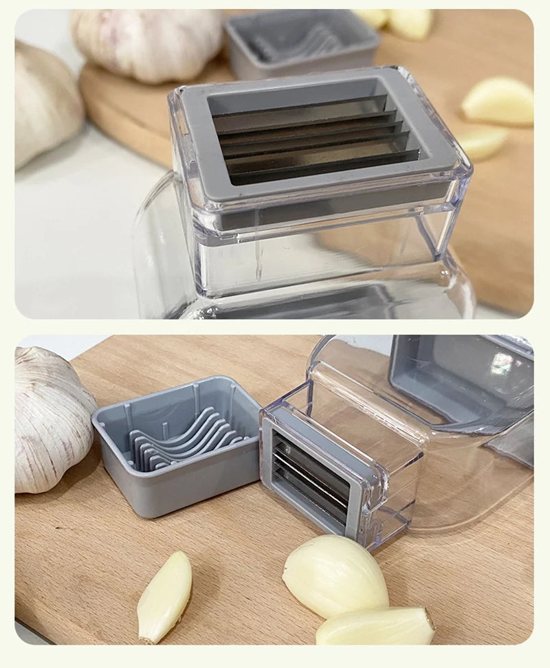 Manual Pressing Garlic Grinding Grater Cutter Cooking Tool Garlic