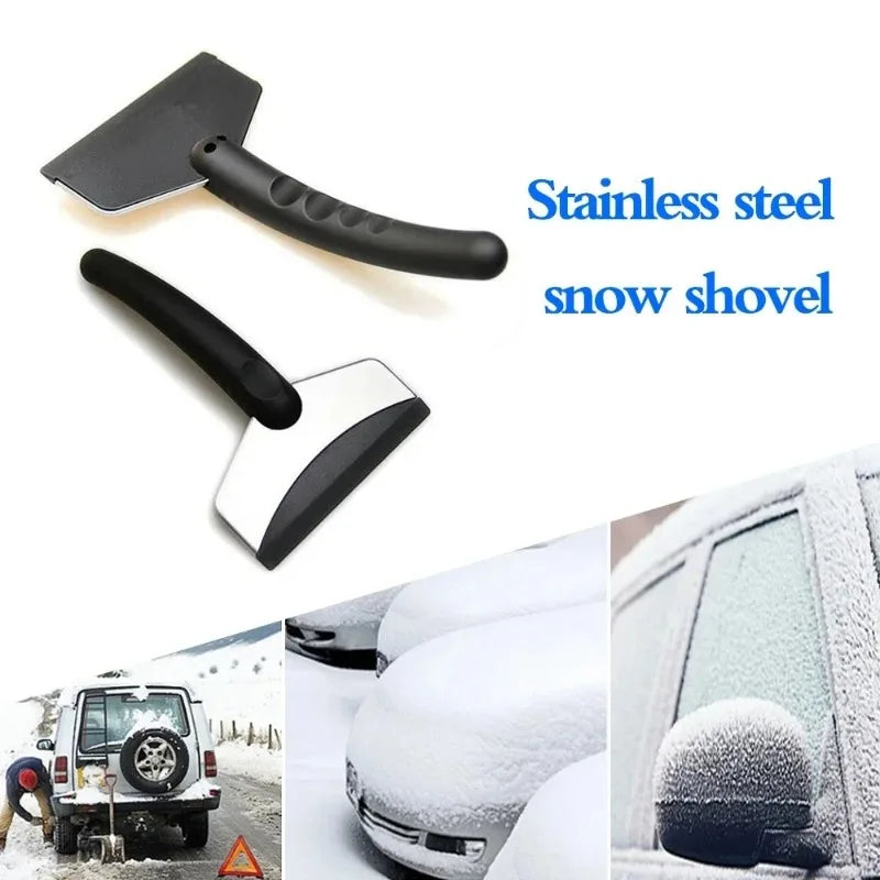 2Pcs Multifunction Car Snow Shovel Winter Windshield Defrosting Ice