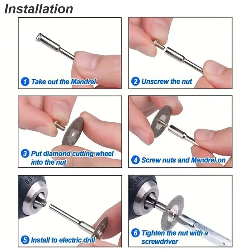 Diamond Cut-Off Disc – Mini Circular Saw Wheel for Stone, Glass & Ceramic