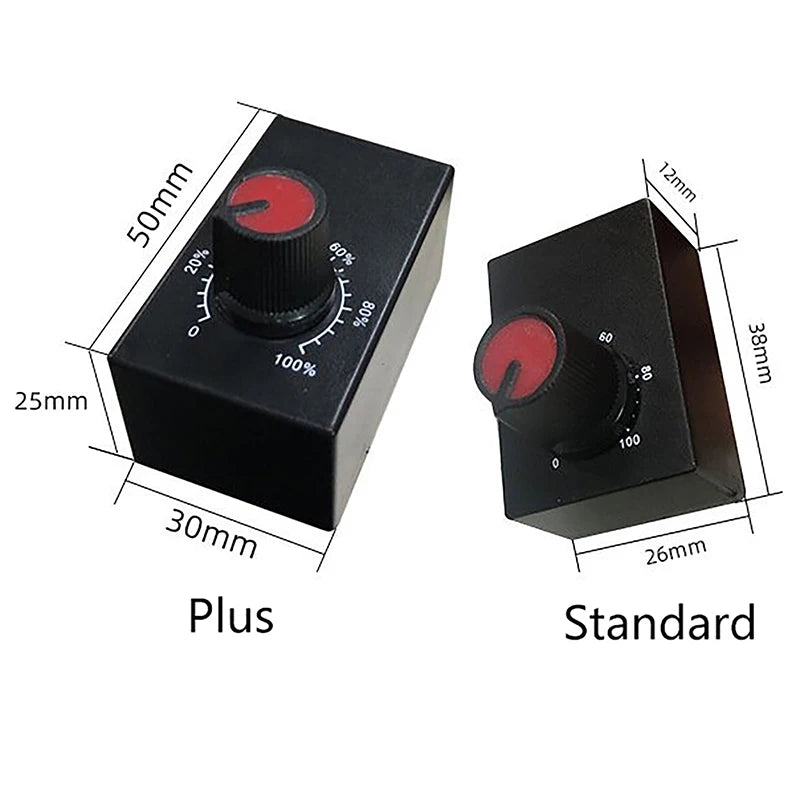 0-10V DC Knob Dimmer Potentiometer for LED Grow Lights & Drivers
