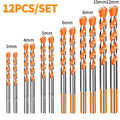 16/12/7/5PCS Carbide Drill Bit Set For Glass Ceramic Tiles Concrete