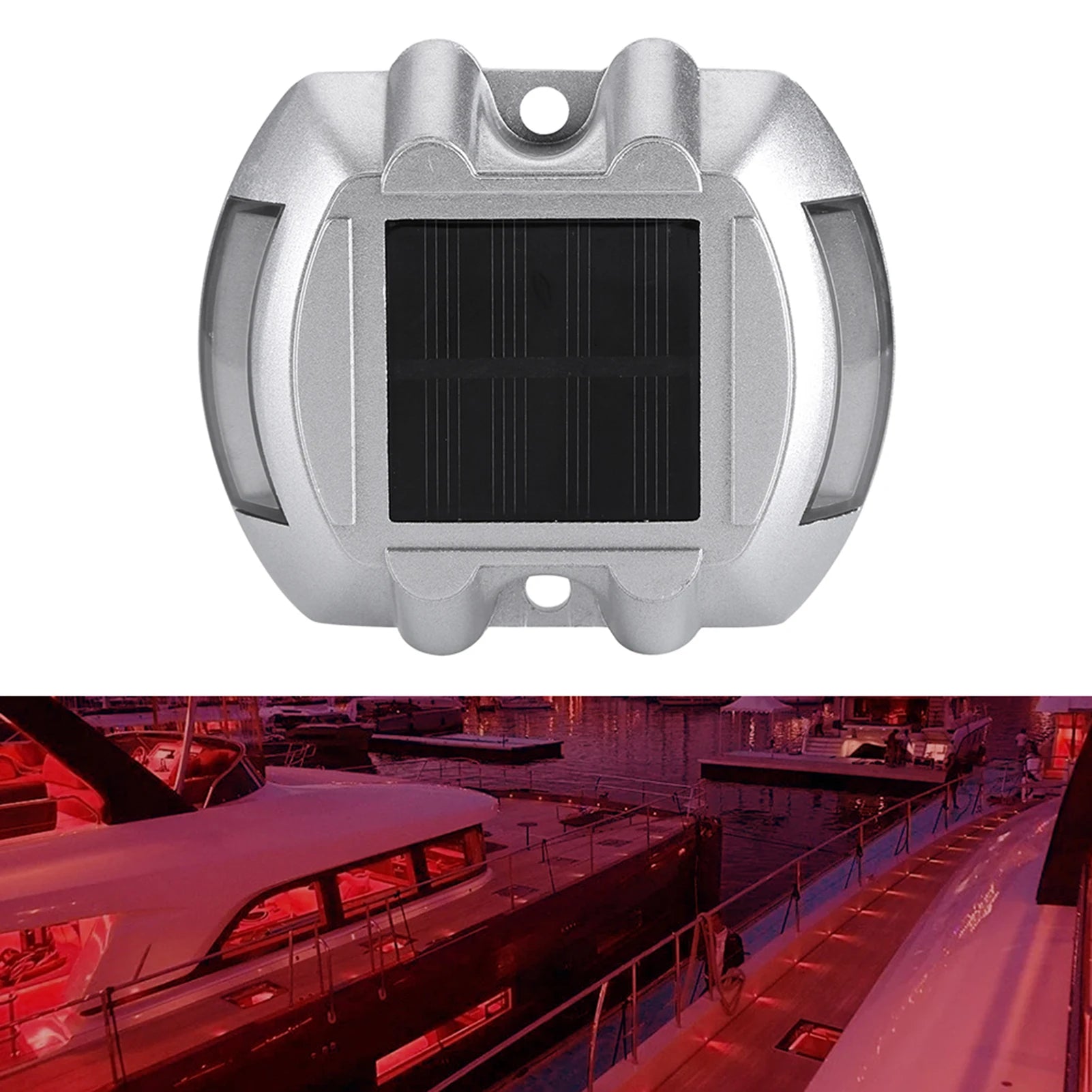 Zk20 Casting Aluminum Solar Power 6 LED Outdoor Waterproof Driveway