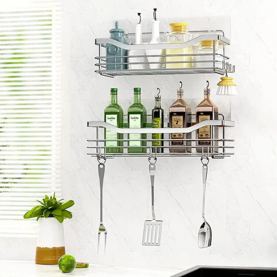 Bathroom Shower Organizer Shower Shelf Adhesive Stainless Steel