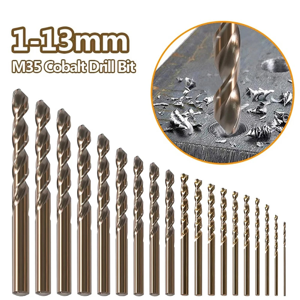 M35 Cobalt HSS Drill Bit — 1mm to 13mm Individual  - View 1
