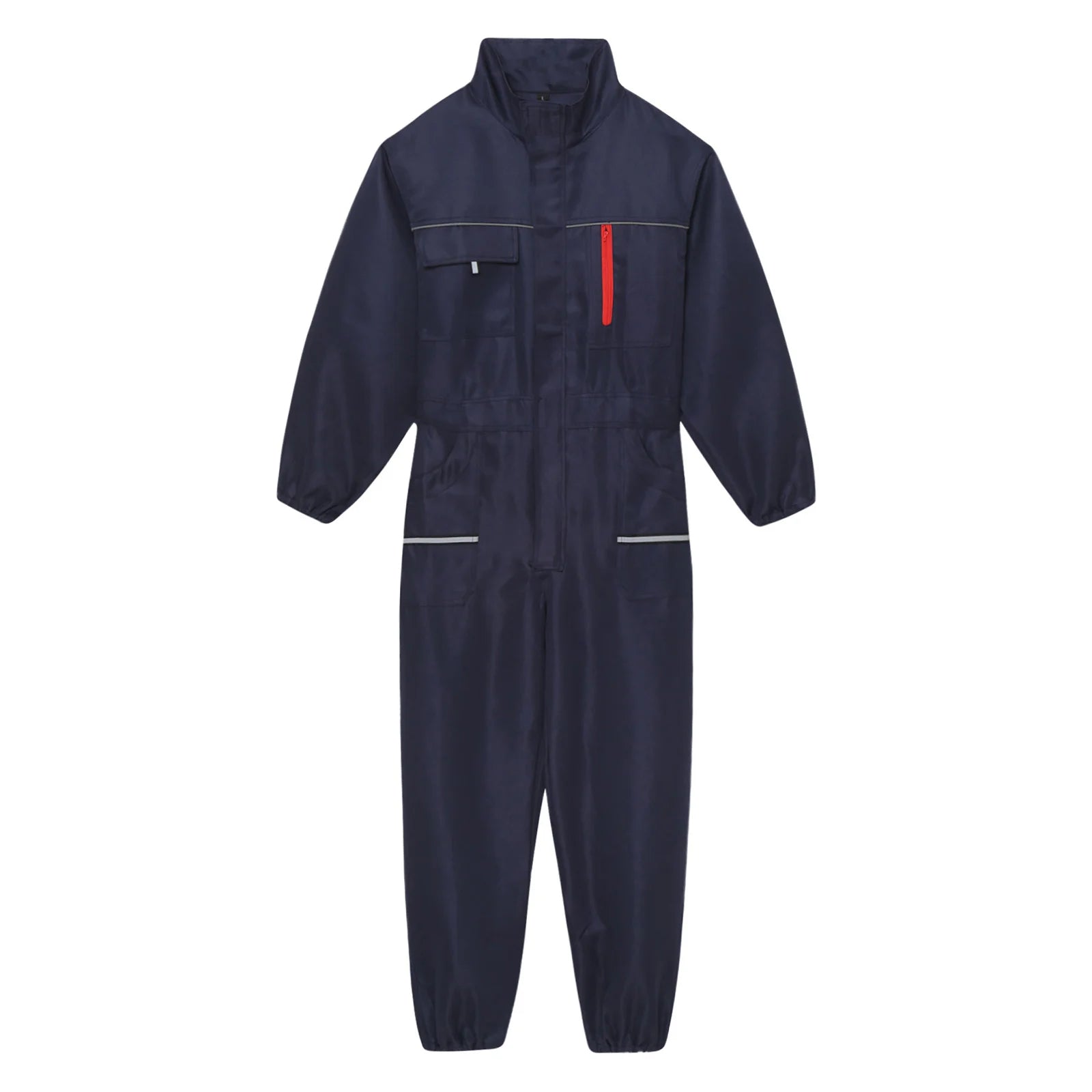 Men Women Resistant Work Coveralls Long Sleeve Multi-pockets Jumpsuit