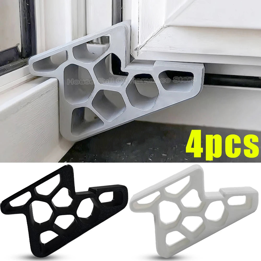 Duty Window Door Stop Wedge Non Slip Balcony Track Lock Anti Wind E...