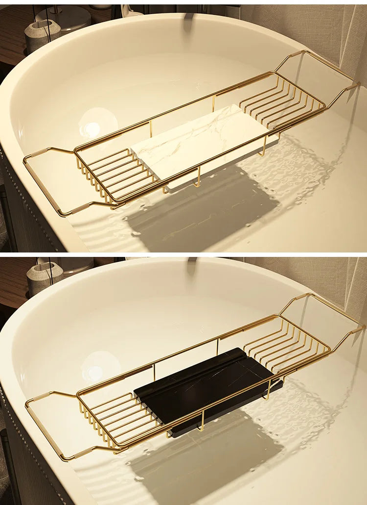 Bathtub shelf retractable multi-function, bathroom bath shelf