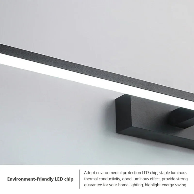 Modern LED Wall Light Bathroom Hardwares Wall Lamp Three Colors