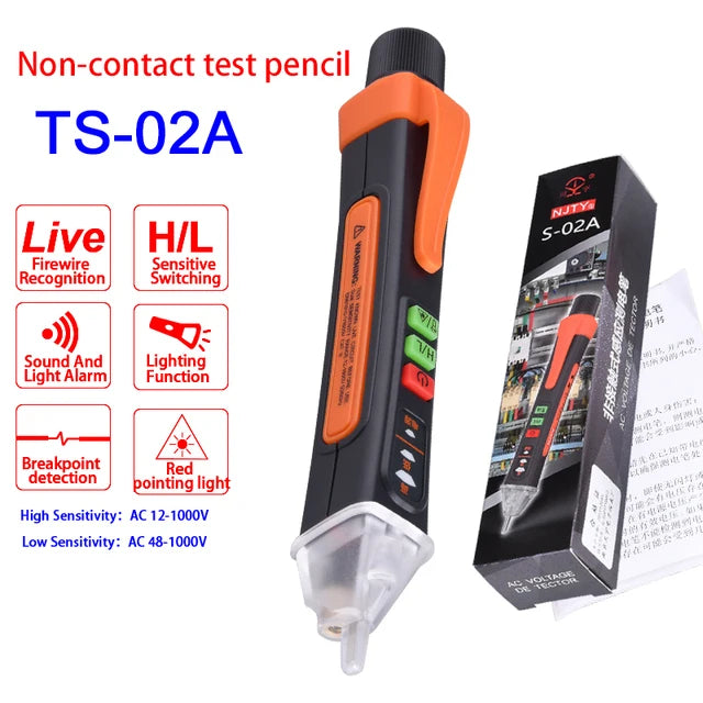 T02A Smart Voltage Detector Non-Contact Test Pencil Voltage Detector