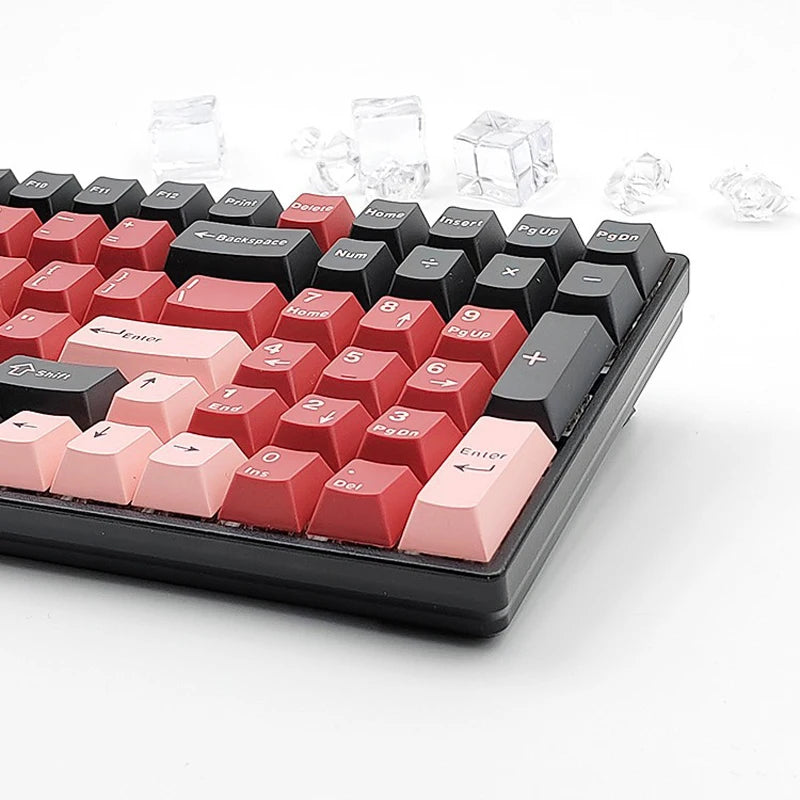 126 Keys Double Shot PBT Cherry Keycaps Mechanical Game Keyboard