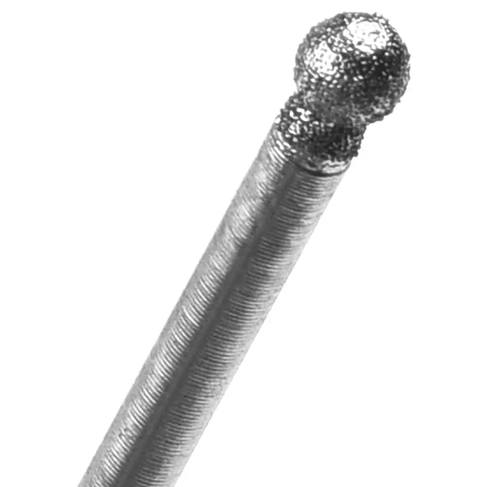 5Pcs 0.5mm-8mm Diamond Round Burring Sanding Drill Bit Cutting