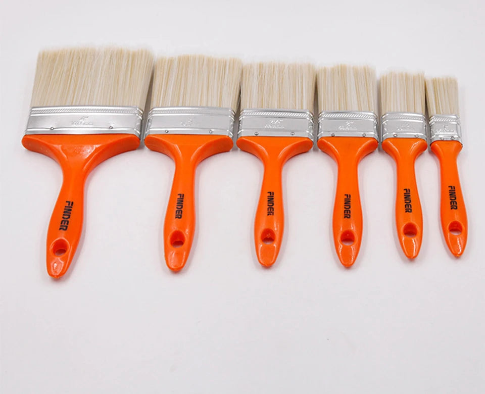Home Improvement Wall Paint Brush PET Soft Bristle Durable Cleaning