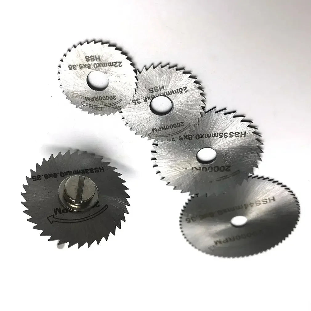 HSS Circular Saw Blade Set – 6-Piece High Speed Steel Cutting Discs