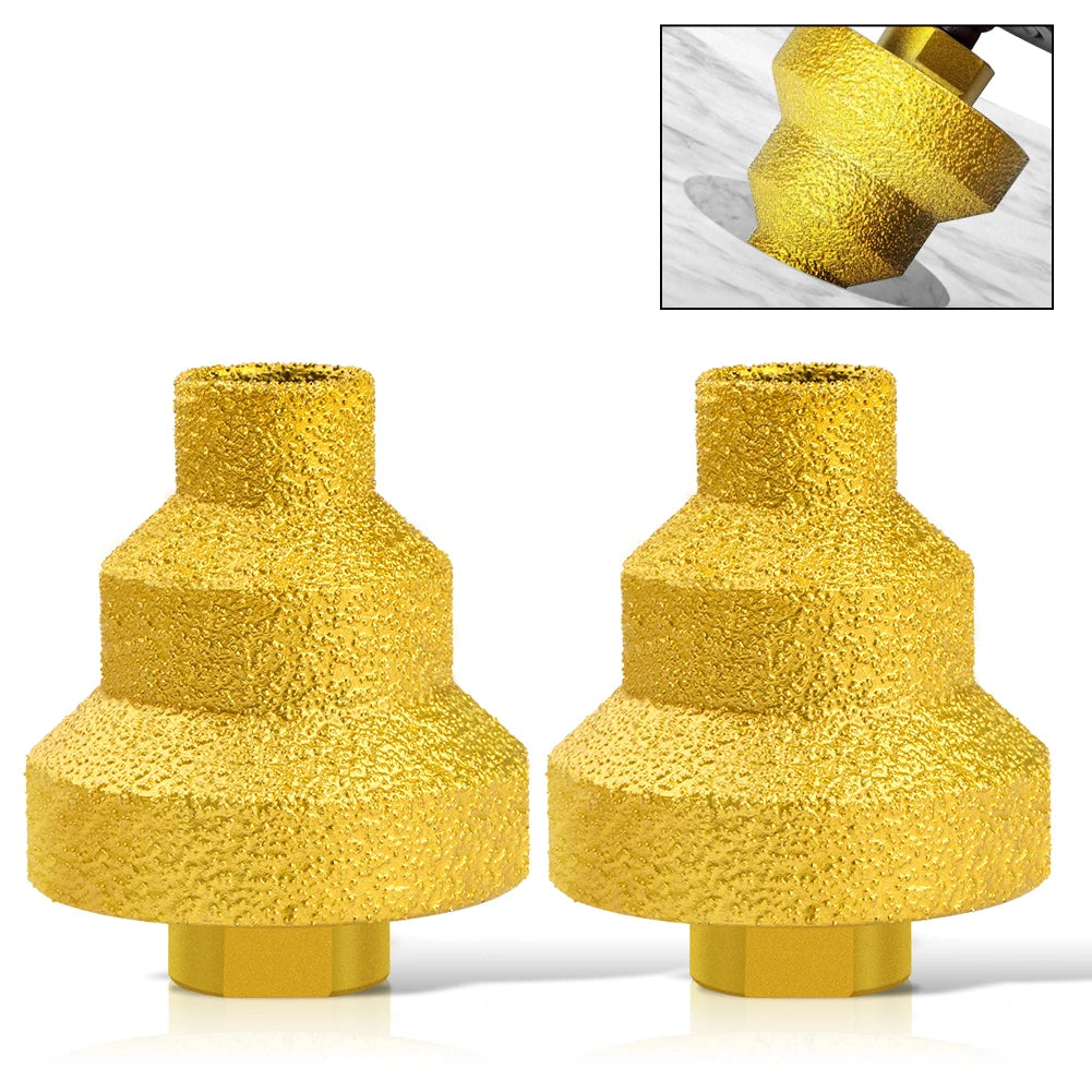 Brazed Pagoda Drill Bit M10 M14 Brazed Diamond Tower Drill Tile Stone