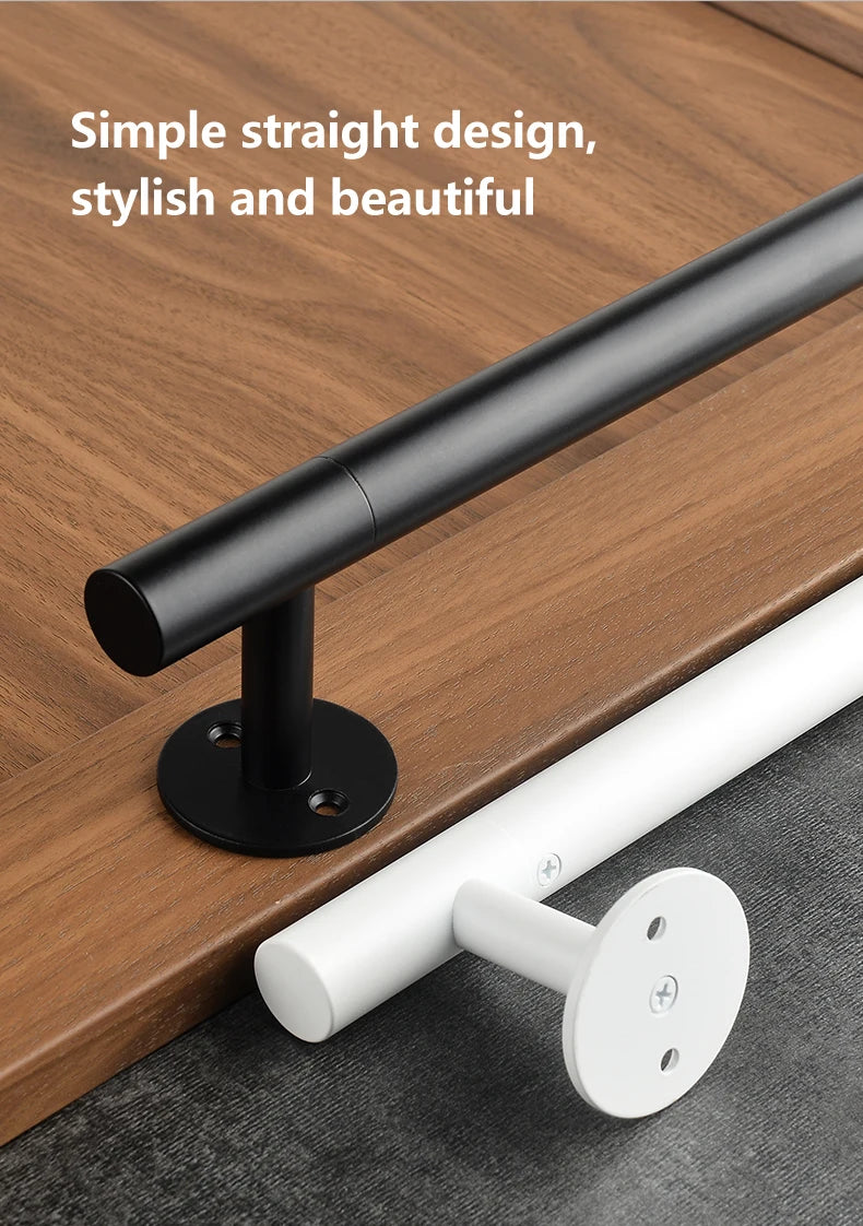 300mm Long Barn Door Handles 400mm Metal Gate Pull Handles Black
