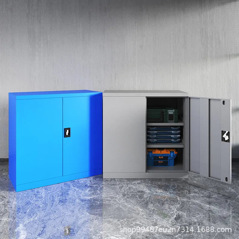 Industrial-Grade Heavy Tool Cabinet – Thickened Steel Factory Workshop