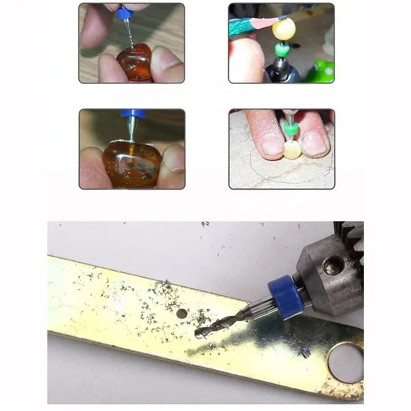 30pcs 0.1mm-3mm PCB Alloy Micro Drill Bit Kits 3.175mm Round Shank