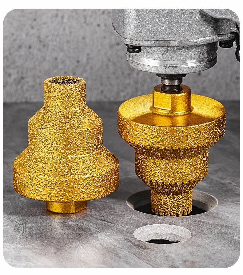 M10 Diamond Chamfer Router Bits Hole Saw Milling Tile Cutter Marble