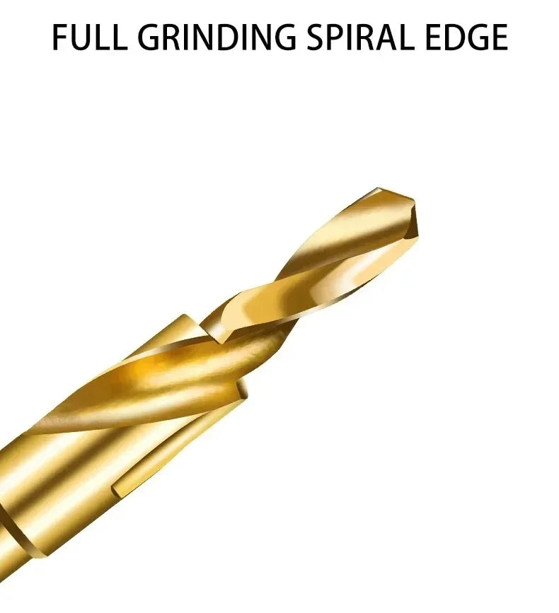 TG HSS M35 Step Drill Bit for Aluminum Copper Iron Mold Wood Plastic