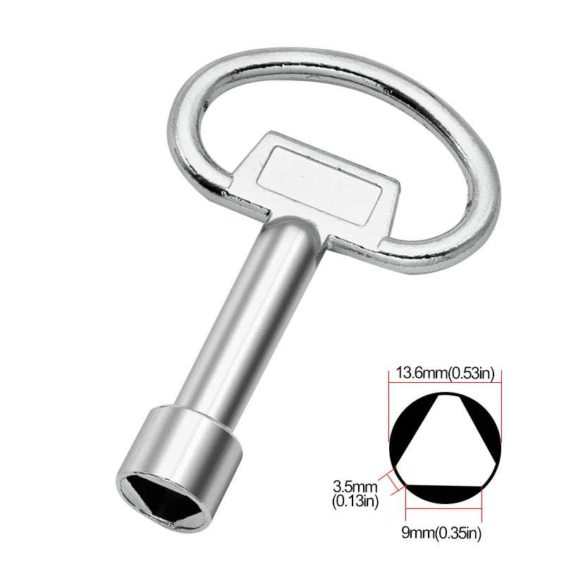 1 Way Service Utility Key Key Plumber Keys Triangle For Gas Electric