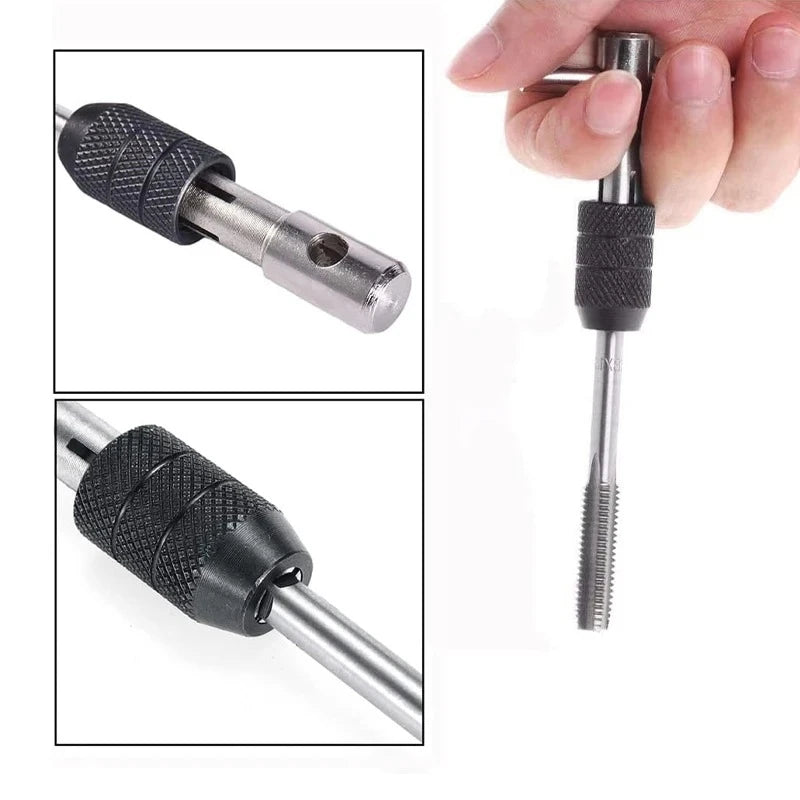 T-Handle Wrench M3 M4 M5 M6 M8 Hand Tap Reamer Thread Tapping Tool