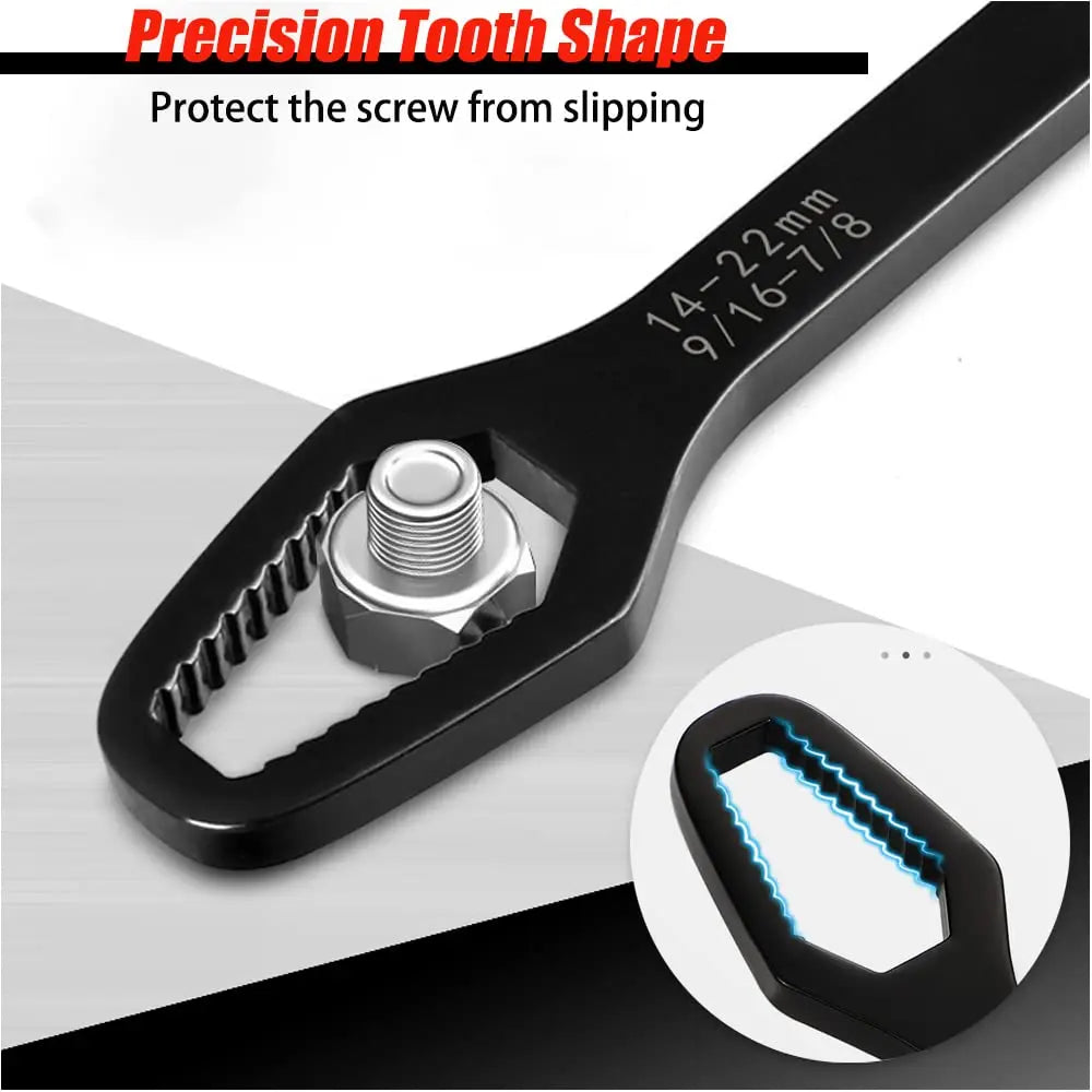Car Universal Torx Wrench 8-22mm Adjustable Self-tightening Wrench