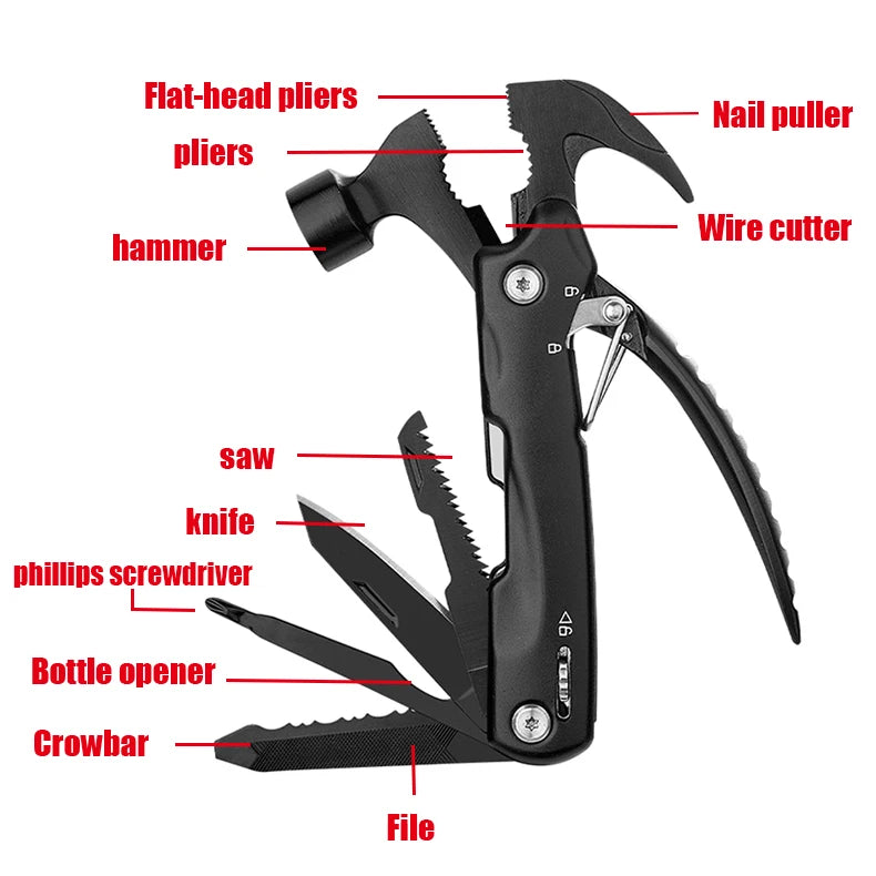 Multi-functional claw hammer, multi-purpose mini hammer