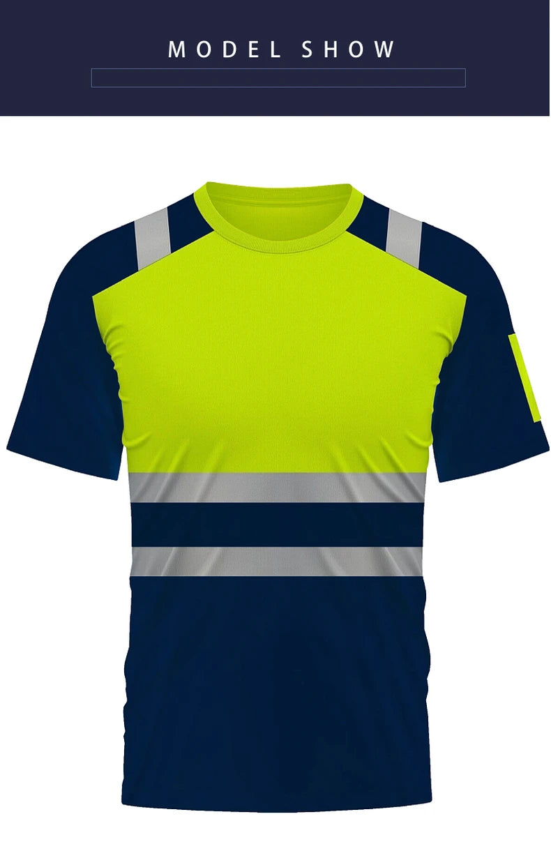 Men's Workwear Shirts Long Sleeve Hi Vis Shirts Workwear Hi Vis Work