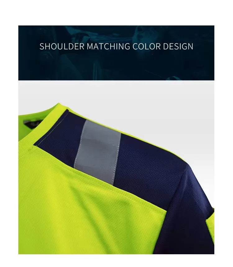 Men's Workwear Shirts Long Sleeve Hi Vis Shirts Workwear Hi Vis Work