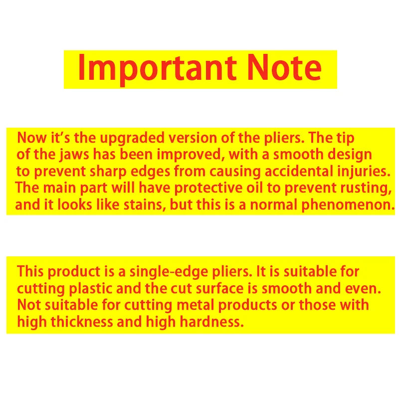 Carbon Steel Precision Cutter Pliers Professional Sharp Nipper