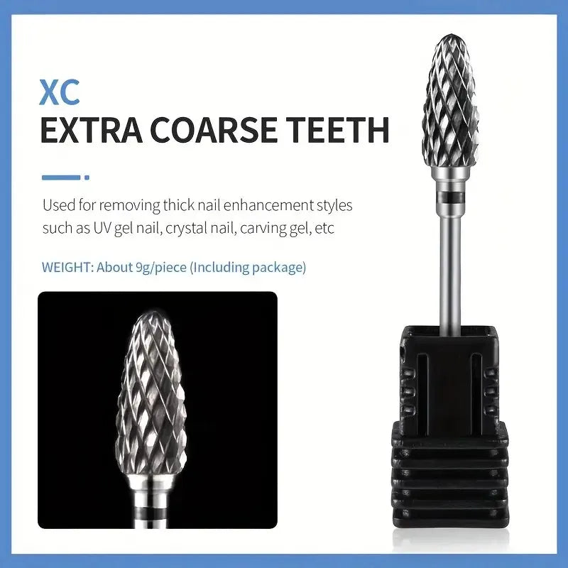 Tungsten Carbid Nail Drill Bits Electric Manicure Drill Accessory