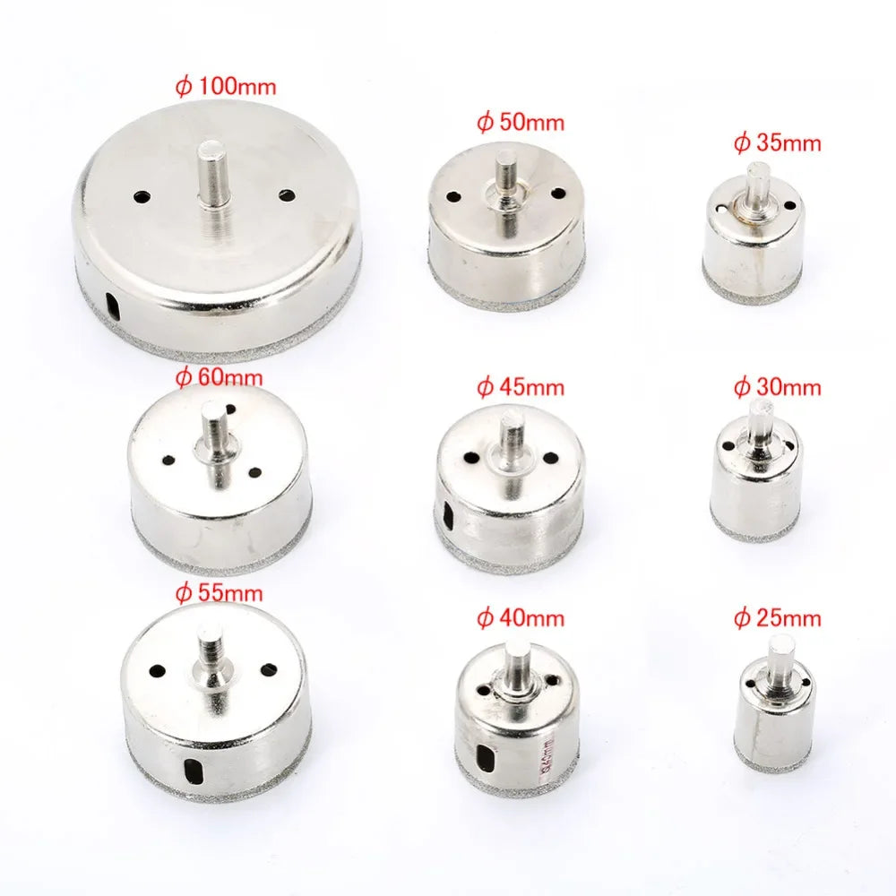 25mm-110mm Tile Marble Glass Ceramic Hole Saw Drilling Bits Hole Cup