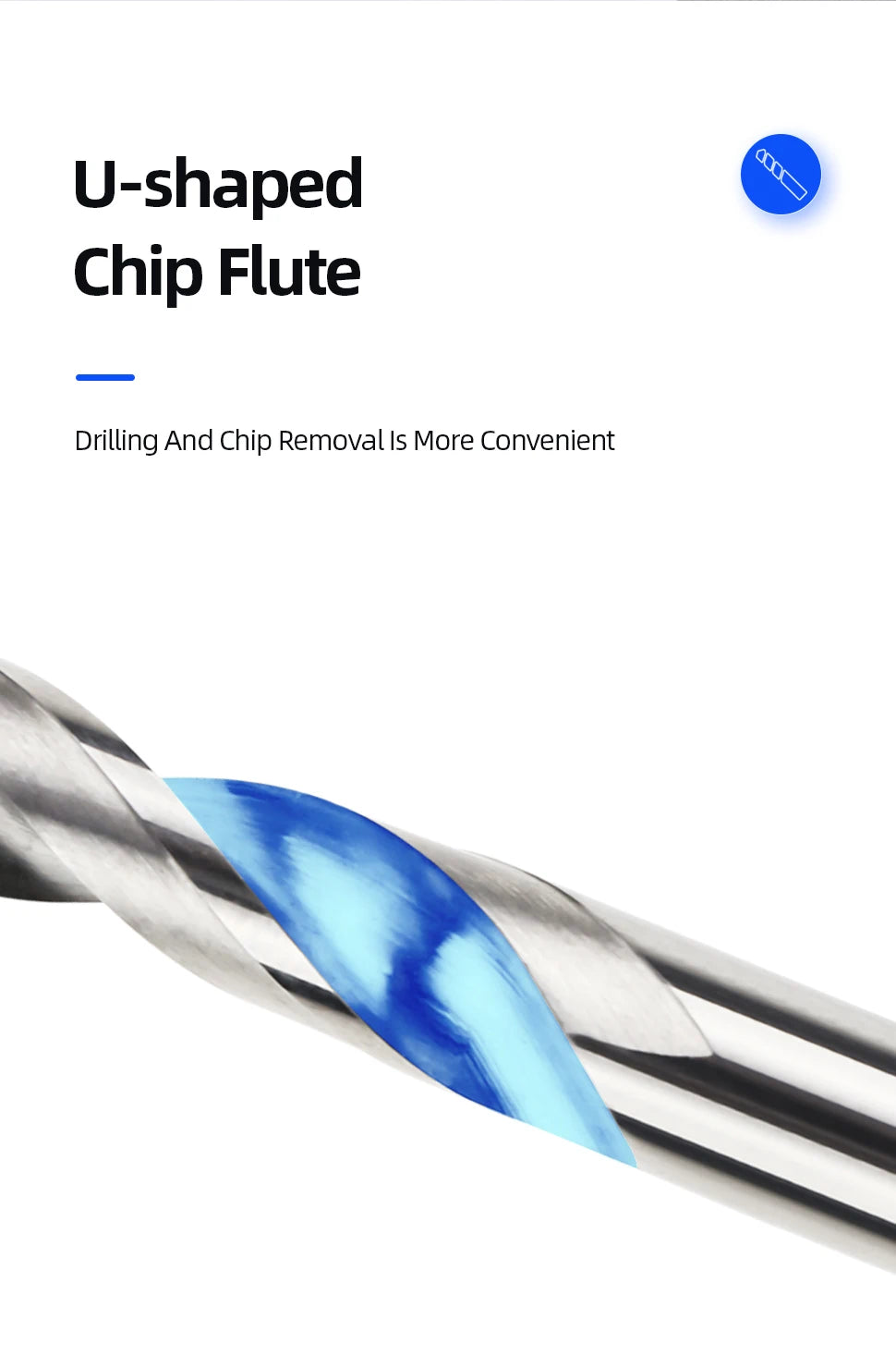 Tungsten Carbide Twist Drill Whole Bit Metal Processing High Hardness