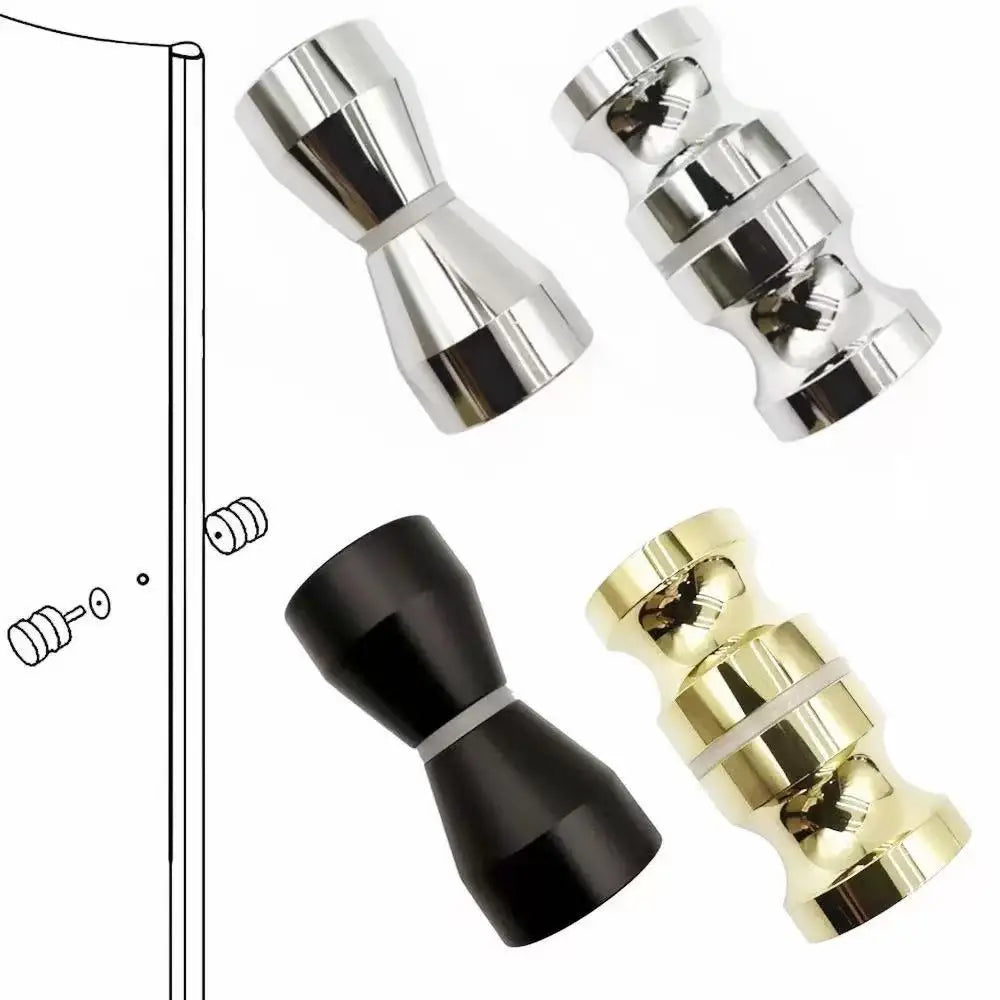 Stylish Shower Glass Door Handle,Sliding Shower Doors Knob,Double